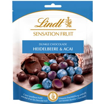 Lindt Sensation Borůvky a Acai v tmavé čokoládě 150 g