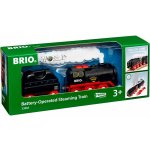Brio Vláčkodráha World 33884 Parní lokomotiva s vodní nádrží na baterie – Zboží Dáma