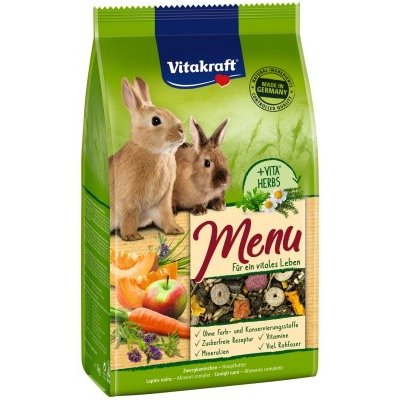 Vitakraft Premium Menu Vital zakrslý králík 1 kg – Zbozi.Blesk.cz