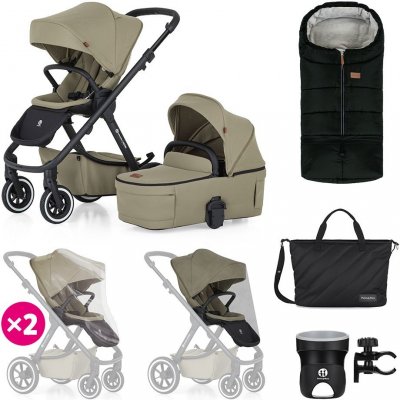 Petite&Mars SET XXL Icon 2v1 AIR Mossy Green 2024 – Zboží Mobilmania