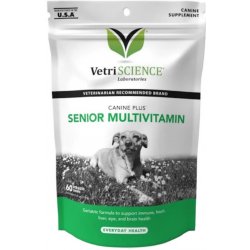 VetriScience Canine Plus Senior Multivitamin pro psy 60 ks