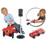 BIG 01303-2 Bobby Classic s klaksónom červené+semafor automatický+autíčko Mini Bobby na naťahovanie – Zboží Dáma