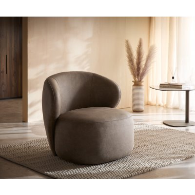 Delife Pulo 80 x 80 cm mikrovlákno taupe vintage – Zboží Mobilmania