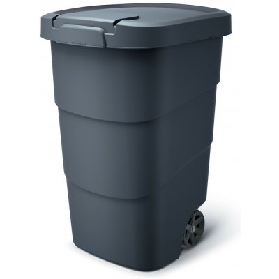 Prosperplast Wheeler 95 l antracit černé víko NBWB95-S411 – Zboží Mobilmania
