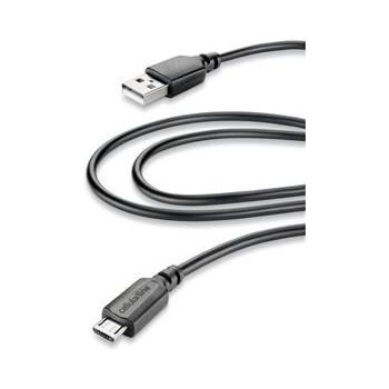 Cellularline USBDATACMICROUSB2M micro USB, 2m, černý