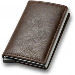 Blingstar Bezpečnostní peněženka pouzdro na karty Coffee brown – Zboží Mobilmania