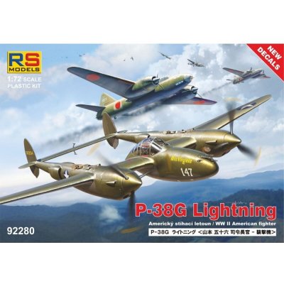 RS Models P-38G Lightning 6x camo 92280 1:72