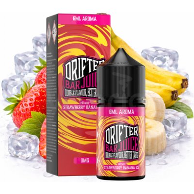 Juice Sauz Drifter Bar Shake & Vape Strawberry Banana Ice 6 ml – Sleviste.cz
