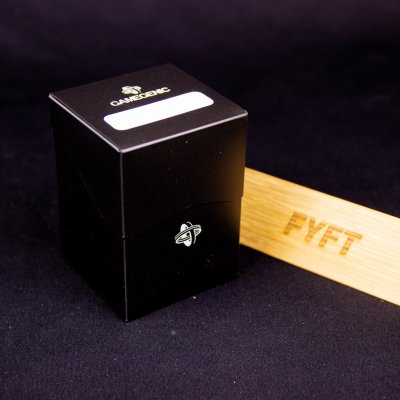 Blackfire 100 Deck box pro MTG krabička na karty deckbox Černá – Zboží Živě