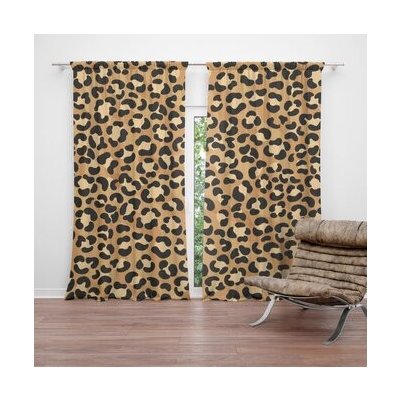 Sablio Závěs Gepardí vzor: 2ks 140x250cm – Hledejceny.cz