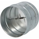 VENTS Spojka KOM 125 125mm vzduchovodu s klapkou – Hledejceny.cz