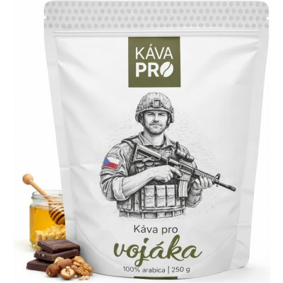 KávaPRO Káva pro vojáka zrnková 250 g – Hledejceny.cz