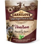 Carnilove Paté Venison with Strawberry Leaves 300 g – Zbozi.Blesk.cz