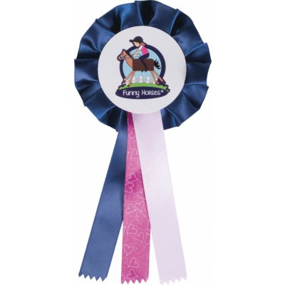 Kokarda Funny Horses HKM violet blue – Zboží Mobilmania