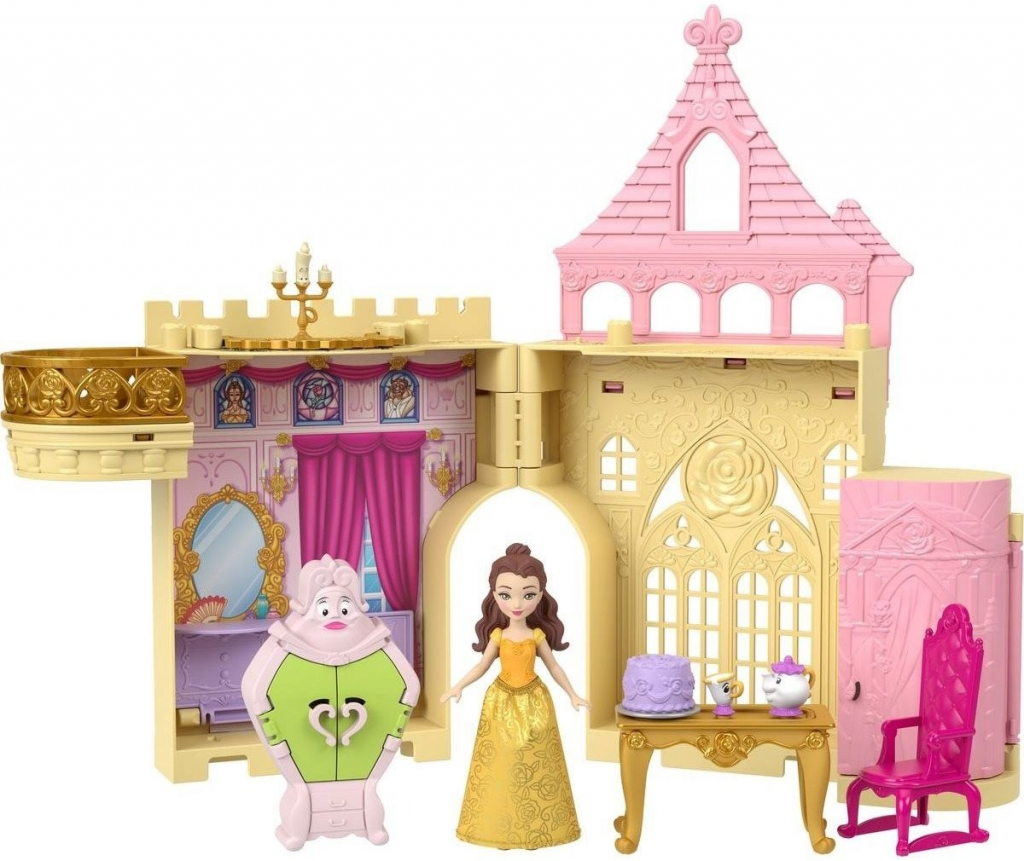 Mattel Disney Princess malá Bella a magická překvapení herní set