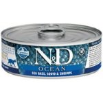 N&D GF Cat Ocean Adult Sea Bass & Sardine & Shrimps 80 g – Hledejceny.cz