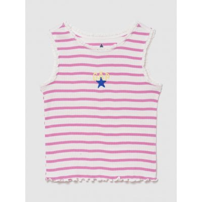 GAP Baby žebrovaný top s logem Mix & Match Růžová – Sleviste.cz