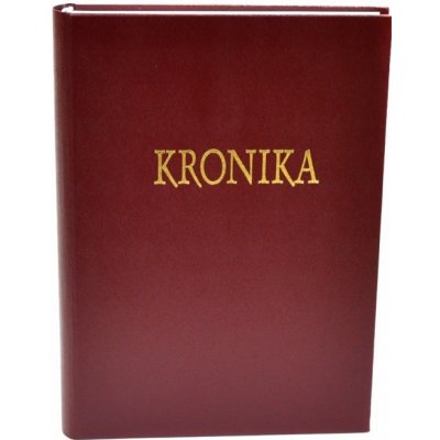Hospa Kronika A4 100 listů bez tisku bordó – Zboží Dáma
