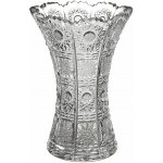 PB CRYSTAL Broušená skleněná váza Bohemia Crystal - X 80029/105mm. Bohatý brus Klasik. – Zboží Dáma