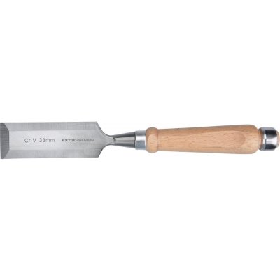 EXTOL PREMIUM 8812338 dláto s kvalitní bukovou rukojetí, 38mm, délka 290mm, CrV – Hledejceny.cz