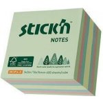 Stick´n Samolepicí bloček, mix lesních pastelový barev, 76 x 76 mm, 400 listů, STICK N 21891 ,balení 400 ks – Hledejceny.cz