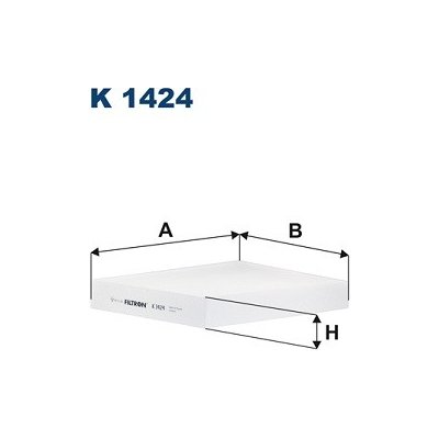 Filtr, vzduch v interiéru FILTRON K 1424 – Hledejceny.cz