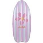 Swim Essentials Nafukovací surf Pink Flower 120 cm – Zboží Mobilmania