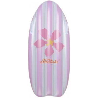 Swim Essentials Nafukovací surf Pink Flower 120 cm – Zboží Mobilmania