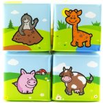 Teddies kostka moje první zvířátka 7 x 7 cm 4 ks v sáčku – Zbozi.Blesk.cz