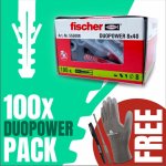 Fischer Hmoždinka DuoPower 100 ks PACK 8x40mm 100 ks – Sleviste.cz
