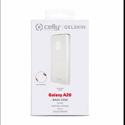 Pouzdro CELLY GELSKIN Samsung Galaxy A20 čiré – Hledejceny.cz