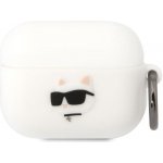 Karl Lagerfeld AirPods Pro cover Silicone Choupette Head 3D KLAPRUNCHH – Hledejceny.cz