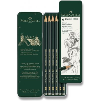Faber-Castell 9000 6 ks – Zbozi.Blesk.cz