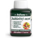 MedPharma Jablečný ocet + vláknina + vitamin C + chrom 107 tablet – Hledejceny.cz