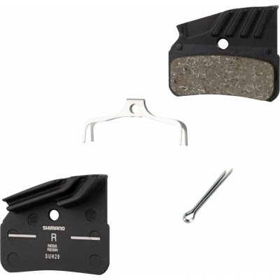 brzdové destičky SHIMANO N03A polymer, s chladiči čtyřpístkové, v krabičce – Hledejceny.cz