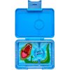 Svačinový box Yumbox Snack nepropustný svačinový box 3 sekce Surf Blue Dinosaur