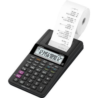Casio HR-8RCE BK s tiskem černá – Zboží Živě