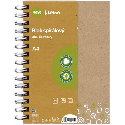 LUMA Blok kroužkový ECO A4 linka – Zboží Živě