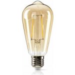 NEDIS LED žárovka E27/ ST64/ 4,9 W/ 220 V/ 470 lm/ 2100 K/ stmívatelná/ extra teplá bílá/ retro styl – Hledejceny.cz