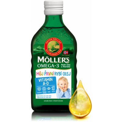 Möller´s Möller's Omega 3 Můj první rybí olej 0,25 l – Zboží Dáma