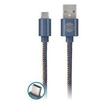 Forever T_01629 USB-C, 1m, modrý