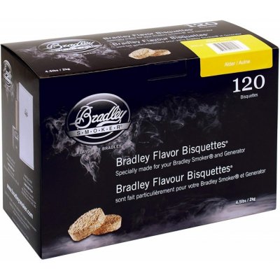 BRADLEY SMOKER Olše udící brikety 120 ks – Zboží Dáma