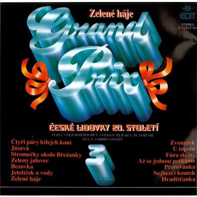 Grand Prix - České Lidovky 20. Století 3 - Zelené Háje CD