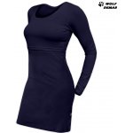 Jožánek kojicí šaty Elena dlouhý rukáv tmavě modré – Zboží Dáma