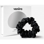 VENIRA scrunchie hedvábná gumička, černá – Hledejceny.cz