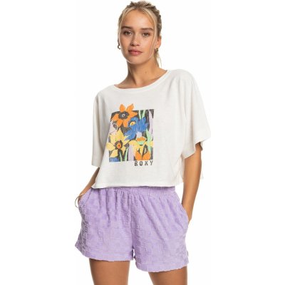 Roxy Tiki & Surf Tee B WBK0/Snow White – Zboží Mobilmania