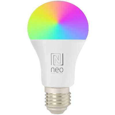 IMMAX NEO LITE SMART žárovka LED E27 9W RGB+CCT barevná a bílá, stmívatelná, Wi-Fi, TUYA 07712L – Zbozi.Blesk.cz