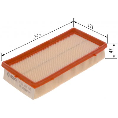 Vzduchový filtr BOSCH F 026 400 265 (F026400265) – Hledejceny.cz