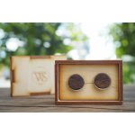 Wood Style manžetové knoflíčky ořech – Zboží Dáma Wood Style manžetové knoflíčky ořech – Zboží Dáma