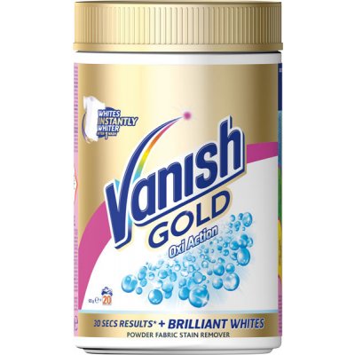Vanish Oxi Action Gold bílý odstraňovač skvrn 625 g – Zboží Mobilmania